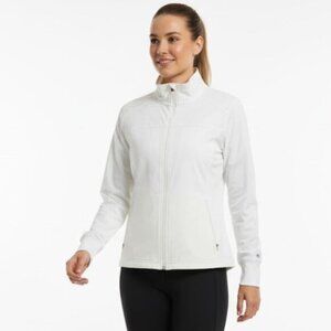 Mondetta Activewear Women's White Full-Zip Jacket Size XL/TG